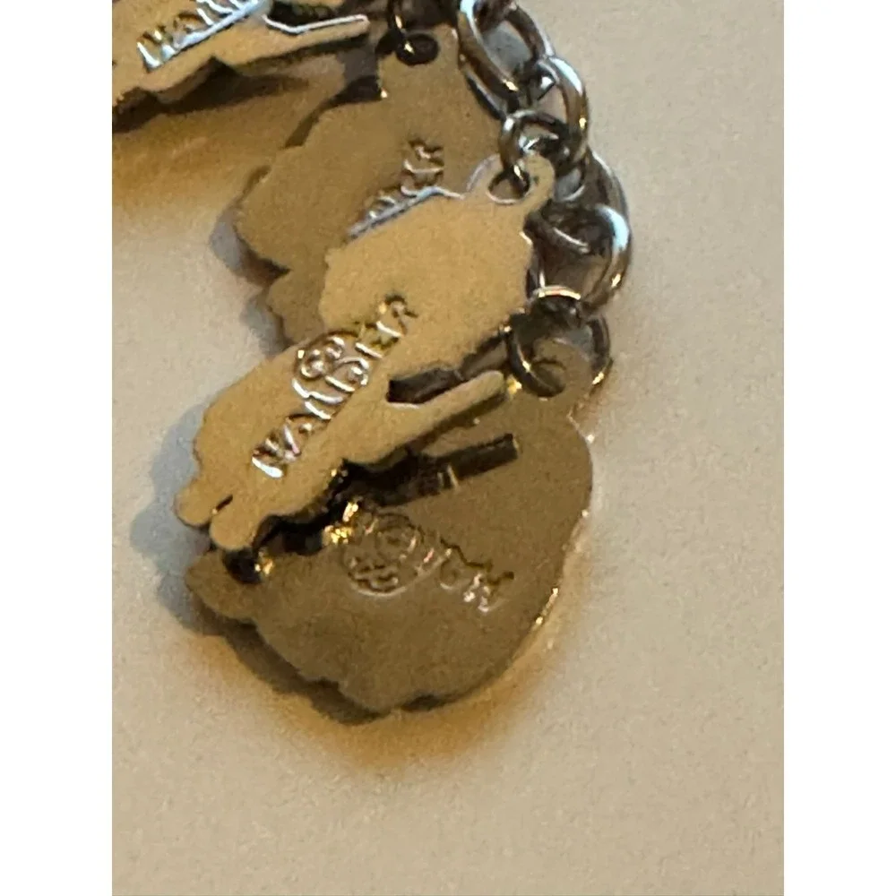 Harry Potter Chibi Enamel Charm Keychain Harry Hermione Ron Draco Hedwig Silver